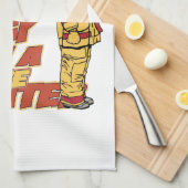 Schlaf mit einem Feuerwehrmann Handtuch (Viertel Falte)