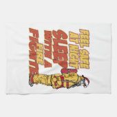 Schlaf mit einem Feuerwehrmann Handtuch (Horizontal)