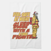 Schlaf mit einem Feuerwehrmann Handtuch (Vertikal)