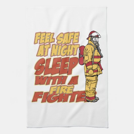Schlaf mit einem Feuerwehrmann Handtuch (Vertikal)