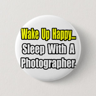 Schlaf mit einem Fotografen Button