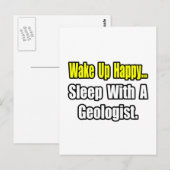 Schlaf mit einem Geologen Postkarte (Vorne/Hinten)