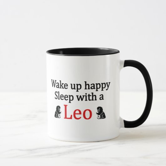Schlaf mit einem Löwen Tasse (Rechts)