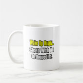 Schlaf mit einem Orthopädisten Kaffeetasse (Links)