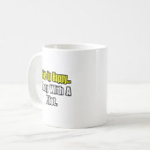 Schlaf mit einem Piloten Kaffeetasse (Vorderseite Links)