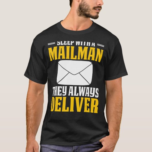 Schlaf mit einem Postarbeiter Post Man Novelt T-Shirt (Vorderseite)