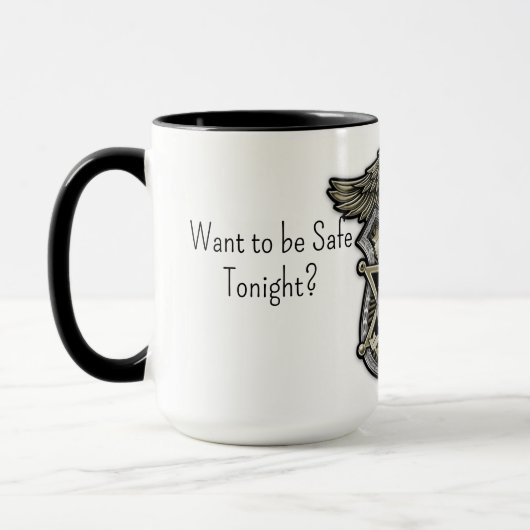Schlaf mit Polizist Kaffee Tasse (Links)