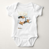 Schlaf mit Yorkies durch Catia Cho Baby Strampler (Vorderseite)