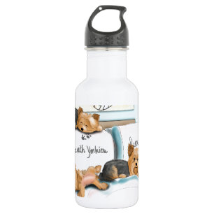 Schlaf mit Yorkies durch Catia Cho Trinkflasche