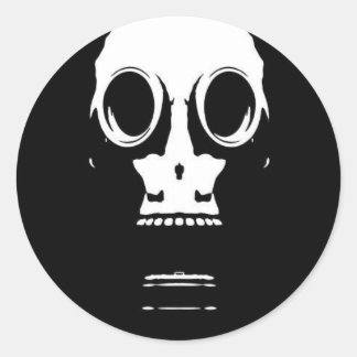 Schlaf nicht runder aufkleber