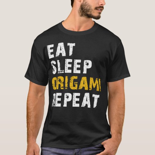 Schlaf Origami T-Shirt (Vorderseite)