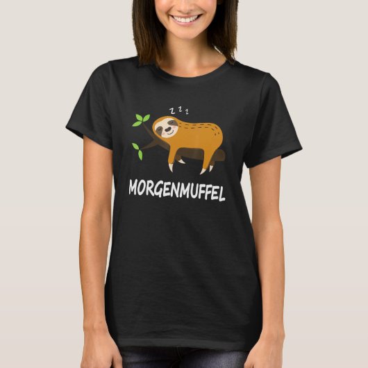 Schlaf, Pajamas, Nachtkleid, Pajamas, Sloth T-Shirt (Vorderseite)