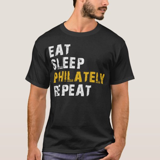 Schlaf philly essen T-Shirt (Vorderseite)