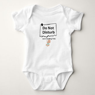 Schlaf-Prioritäts-Shirt: Das "Nicht stören"-Babysh Baby Strampler