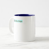 Schlaf-Schlaf-Schlaf Zweifarbige Tasse (Vorderseite Links)