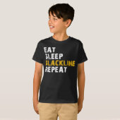 Schlaf-Schlamm essen T-Shirt (Vorne ganz)