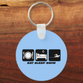 Schlaf schwimmen schlüsselanhänger (Vorderseite)