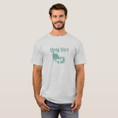 Schlaf Shirt in Grün (Vorne ganz)