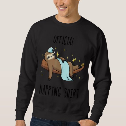 Schlaf Sloth Pajamas Sleepyhead Sweatshirt (Vorderseite)