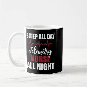 Schlaf Tag Telemetrie Krankenschwester Nacht Lusti Kaffeetasse