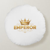 Schlaf und Erholung Rundes Kissen (Rückseite)