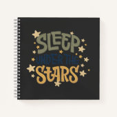 Schlaf unter den Sternen Notizblock (Vorderseite)