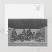 Schlaf unter den Sternen Postkarte (Vorne/Hinten)