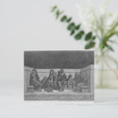 Schlaf unter den Sternen Postkarte (Stehend Vorderseite)