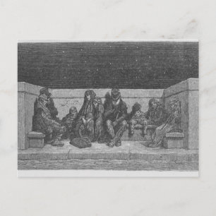 Schlaf unter den Sternen Postkarte