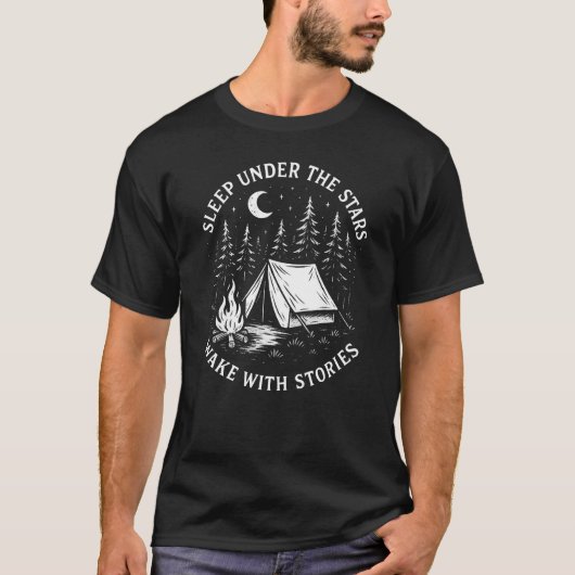 Schlaf unter den Sternen T-Shirt (Vorderseite)
