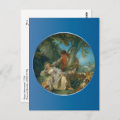 Schlaf unterbrochen von Boucher Postkarte (Vorne/Hinten)