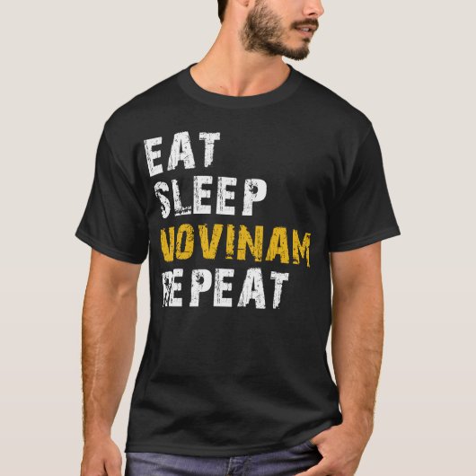 Schlaf vovinam essen T-Shirt (Vorderseite)