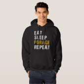 Schlaf Wiederholung Hoodie (Vorne ganz)