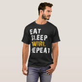 Schlaf wirbeln T-Shirt (Vorne ganz)