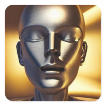 Schlafandroid-Sticker