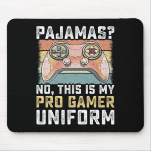 Schlafanzug Kein Pro Gamer Lustige Videospiele Jun Mousepad