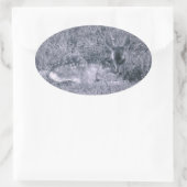 Schlafanzug Ovaler Aufkleber (Tasche)