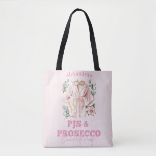 Schlafanzüge und Prosecco Junggesellinnenabschied Tasche