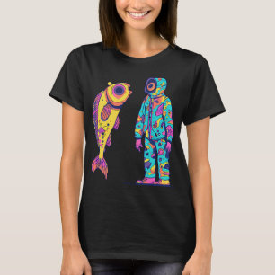 Schlafanzugmann und der Fisch T-Shirt