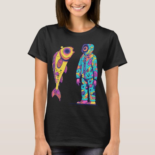Schlafanzugmann und der Fisch T-Shirt (Vorderseite)
