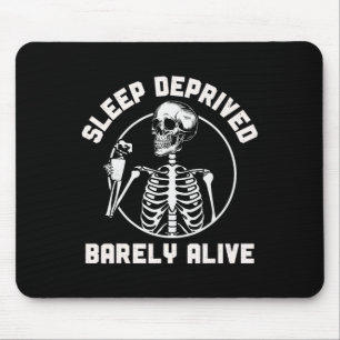 Schlafarmes Rely Alive Skeleton Halloween Frauen Mousepad