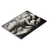Schlafbabes Friedhof Gravestone Notebook Notizblock (Linke Seite)