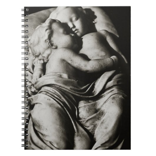 Schlafbabes Friedhof Gravestone Notebook Notizblock (Vorderseite)