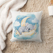 Schlafbaby Koala Boho Name Kinderzimmer Pillow Kissen (Decke)