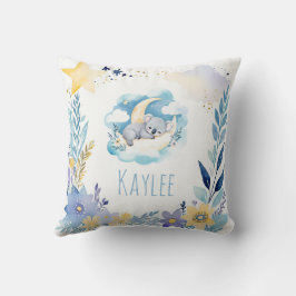 Schlafbaby Koala Boho Name Kinderzimmer Pillow Kissen