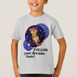 Schlafbabyotter für kosmischen Star Donut T-Shirt