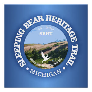 Schlafbär HT (Fahrrad c) Poster