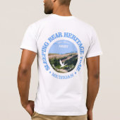 Schlafbär HT (Fahrrad c) T-Shirt (Rückseite)