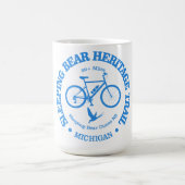 Schlafbär HT (Fahrradfahren) Kaffeetasse (Mittel)