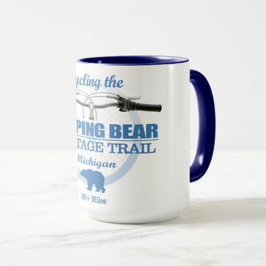 Schlafbär HT (H2) Tasse (VorderseiteRechts)